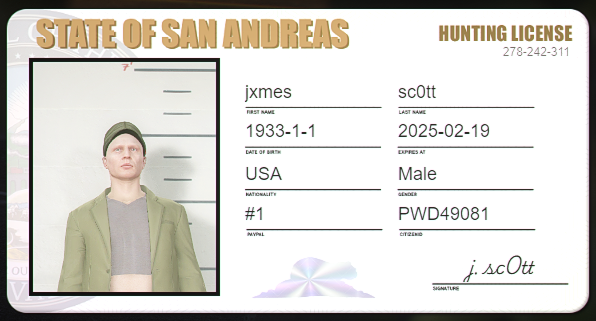 [10% OFF] ID Cards / Licenses (ID, Drivers, Pilots, Weapons, Medical Marijuana) thumbnail 6