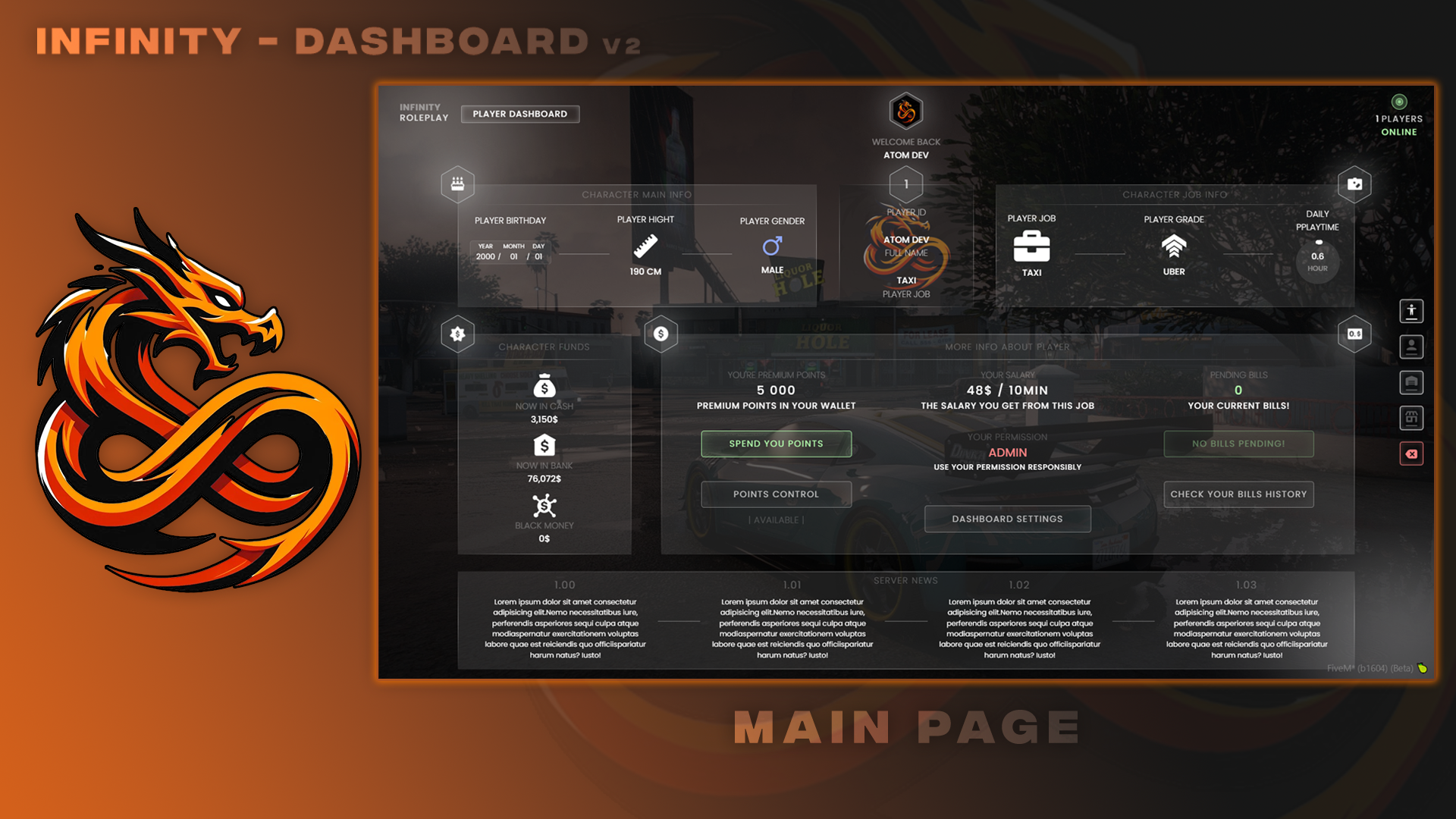 Infinity - Dashboard (V2) thumbnail 2