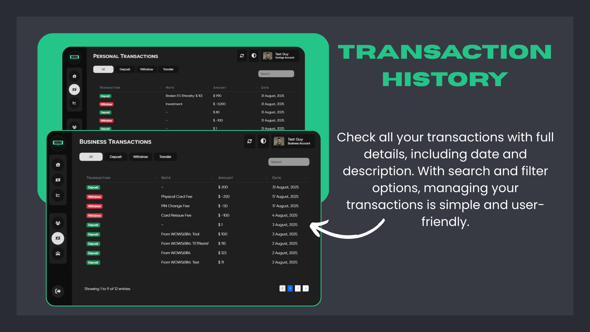 WoW Scripts · Banking System