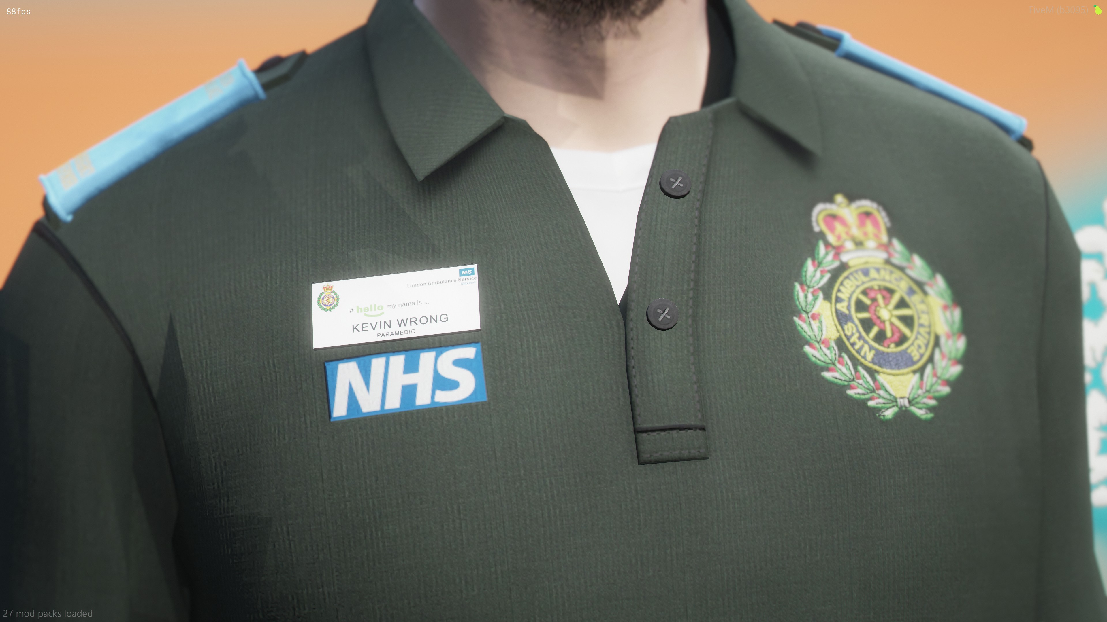 Lfb Rtc Jacket Mirror Park Studios | UK Ambulance Service Pack