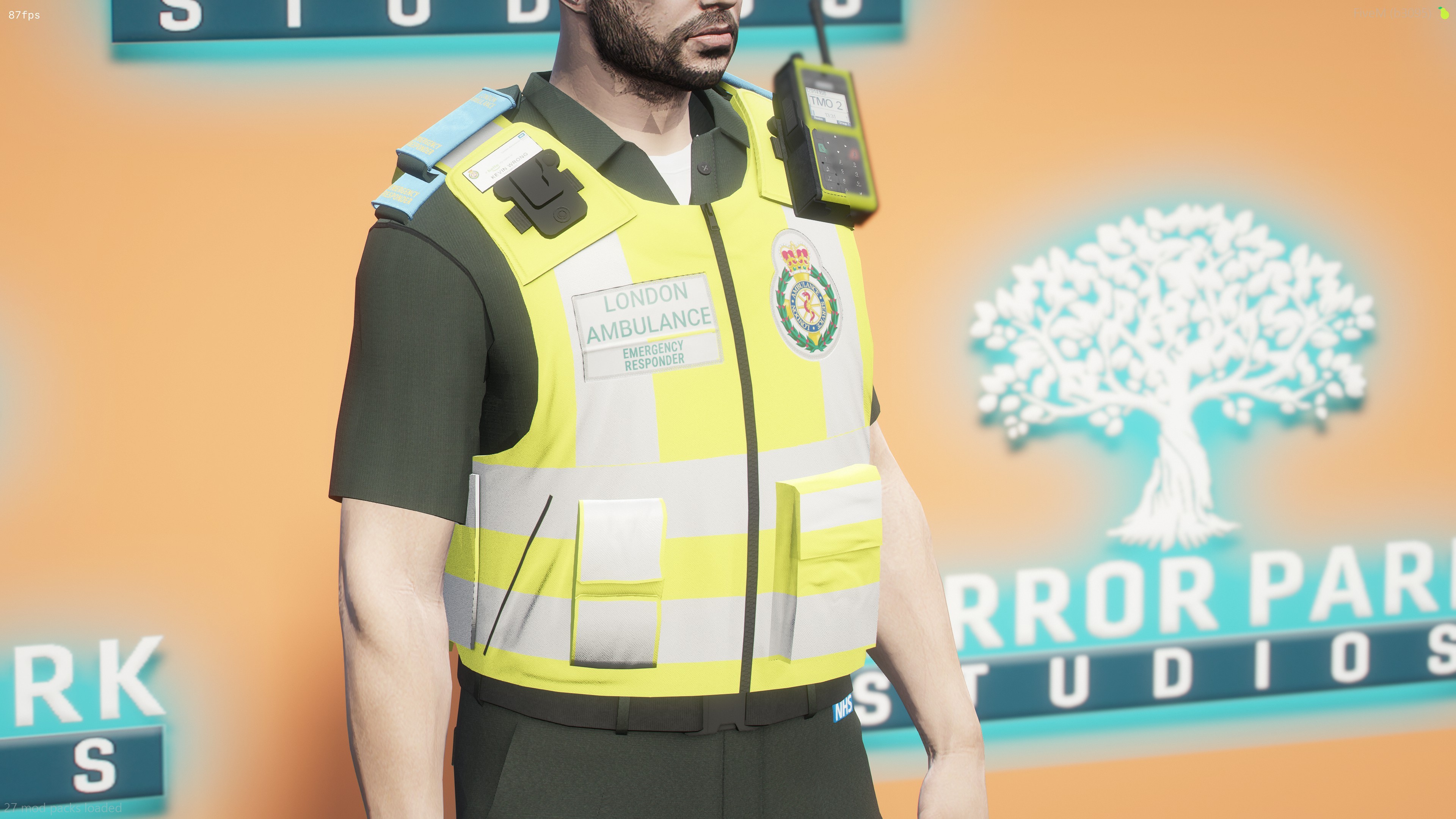 Lfb Rtc Jacket Mirror Park Studios | UK Ambulance Service Pack