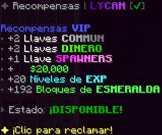 Recompensa diaria