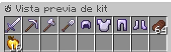 Vista del kit