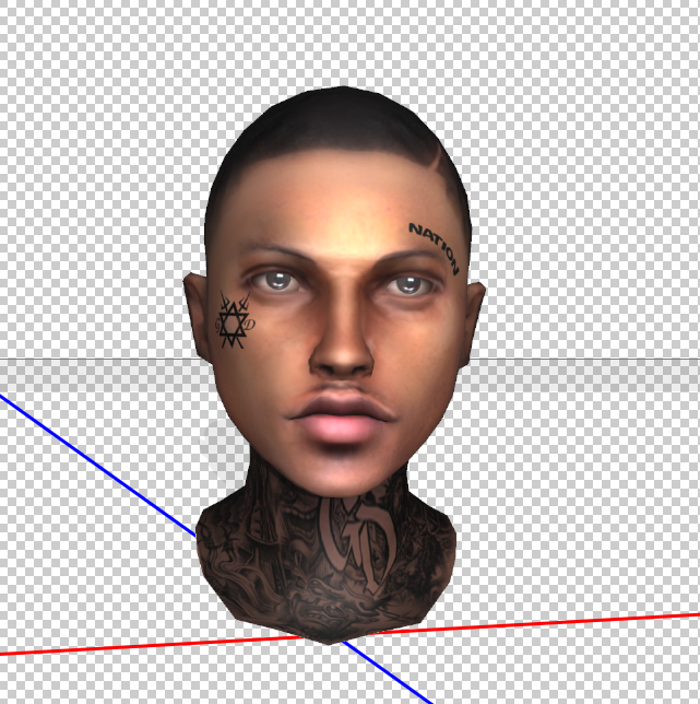 Yellowtape district gd face skin