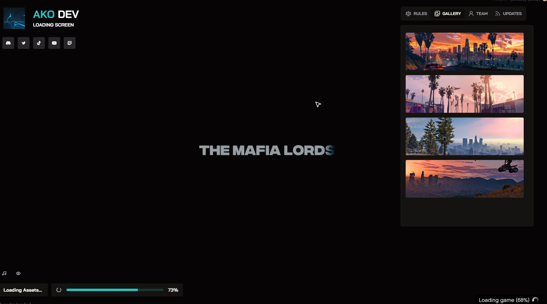 PAID - Sleek Loading Screen Script - ako-loading | VAG - Premium FiveM ...
