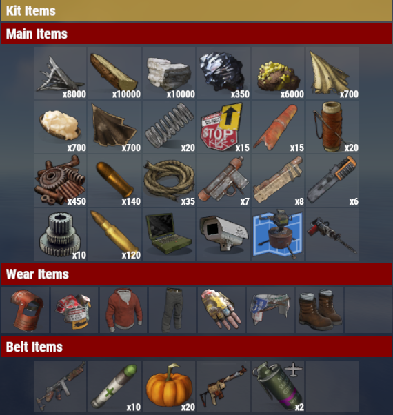 Iron wolf rust steel pack