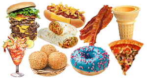 sample image of unlined food icons