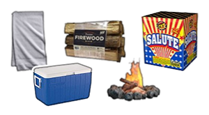 sample image of unlined camping icon images