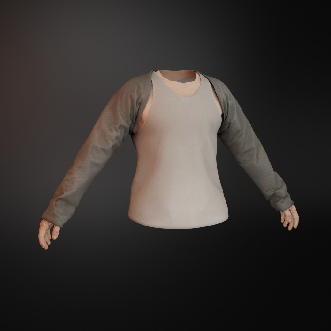 Pewe Studios Clothes · 039. TOP YESHO [M]