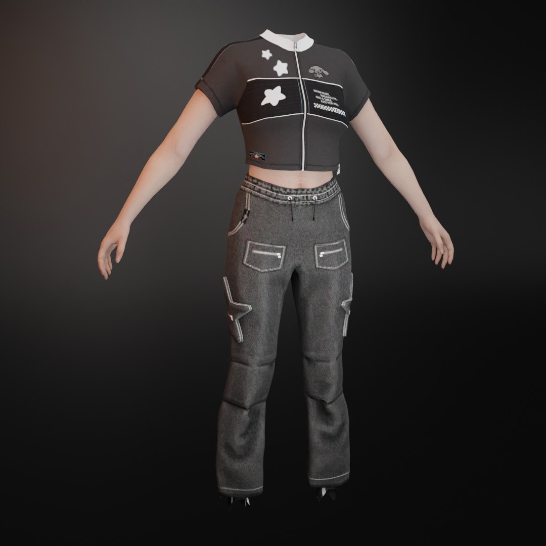Pewe Studios Clothes · 077. WEAR ME OUT SUIT [F]