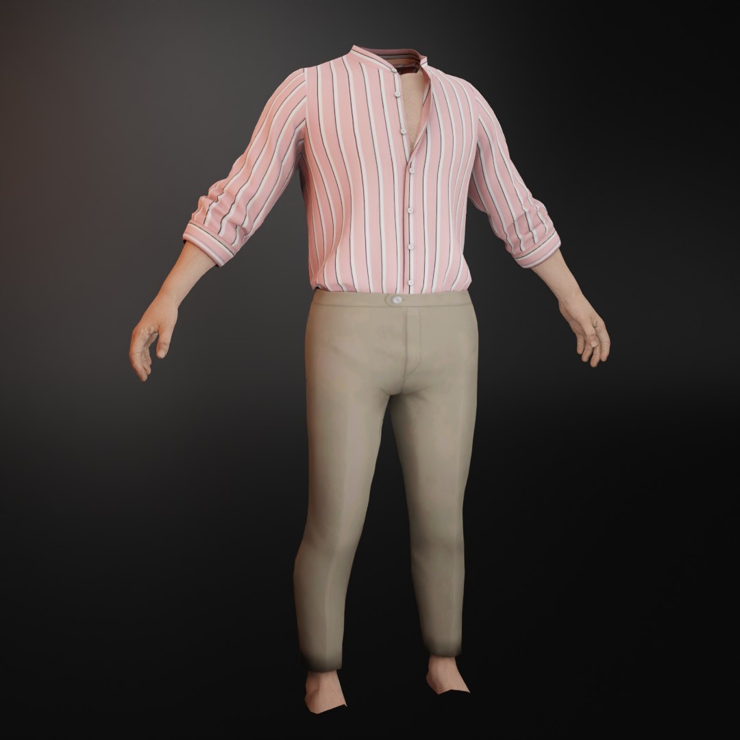 Pewe Studios Clothes · 011. SUMMER MEN'S OUTFIT [M]