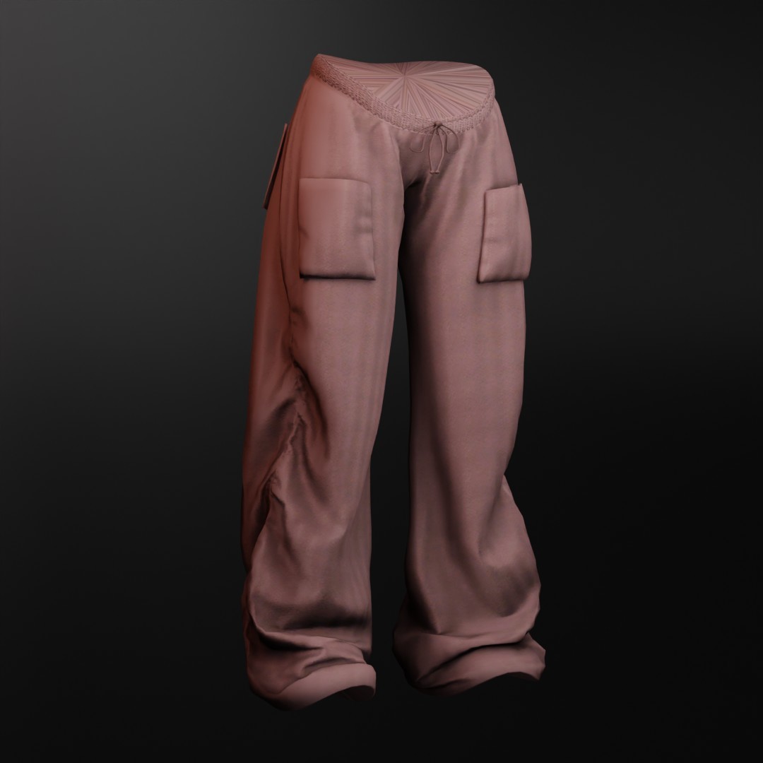 Pewe Studios Clothes · 007. HIP BAGGY POCKET [F]