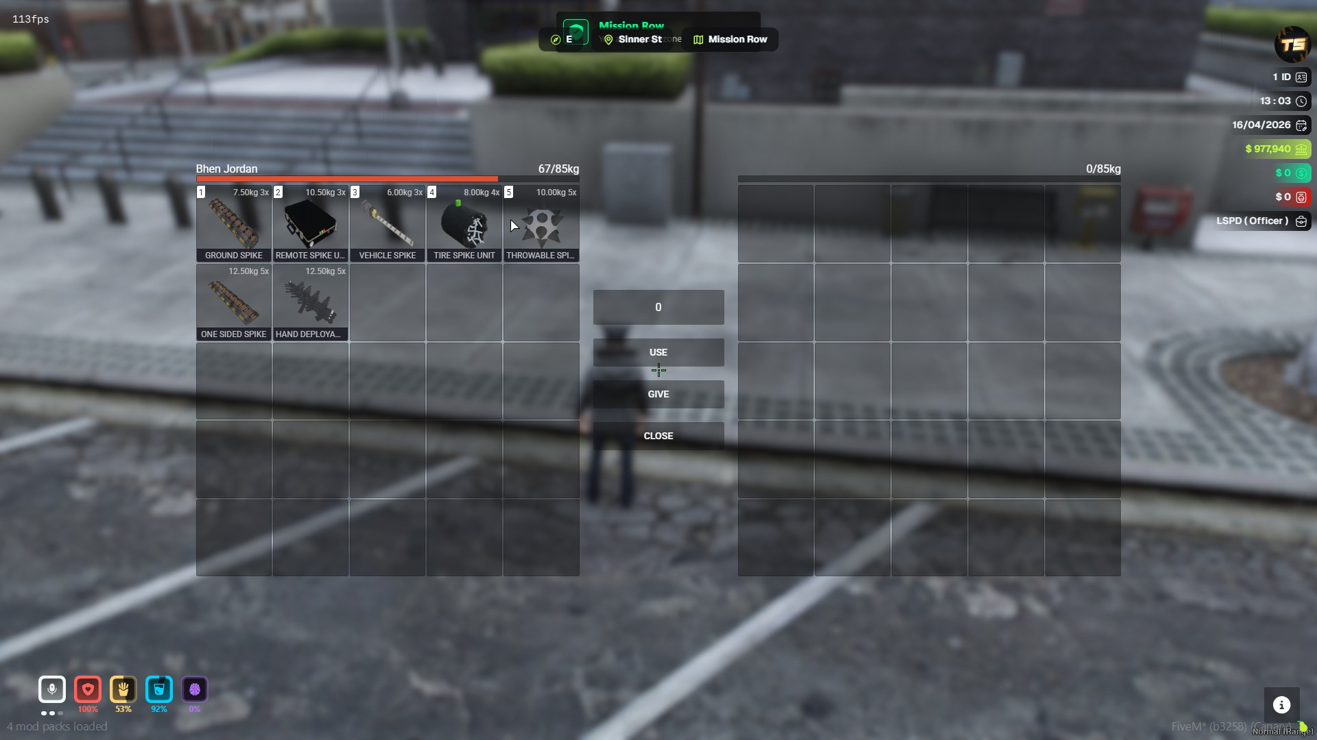 BBS Spike System