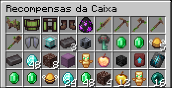 Recompensas da Caixa Lendária