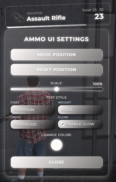 T7 Weapon Ammo UI Settings