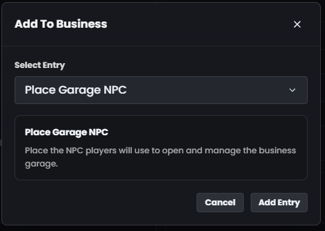 Business Feature Placement