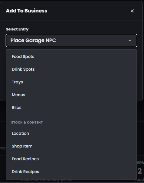 Business Feature Settings