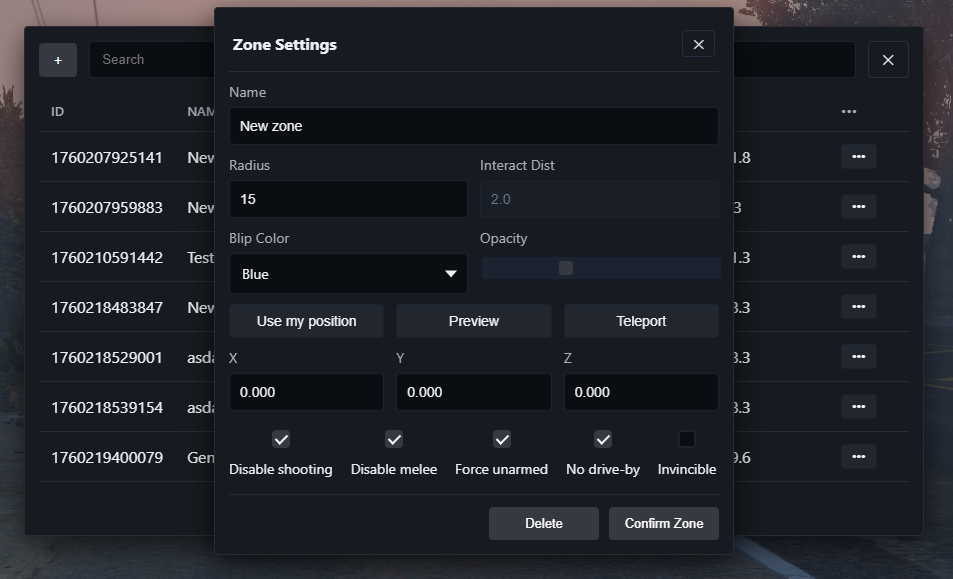 T7 SafeZones Creator Preview 2