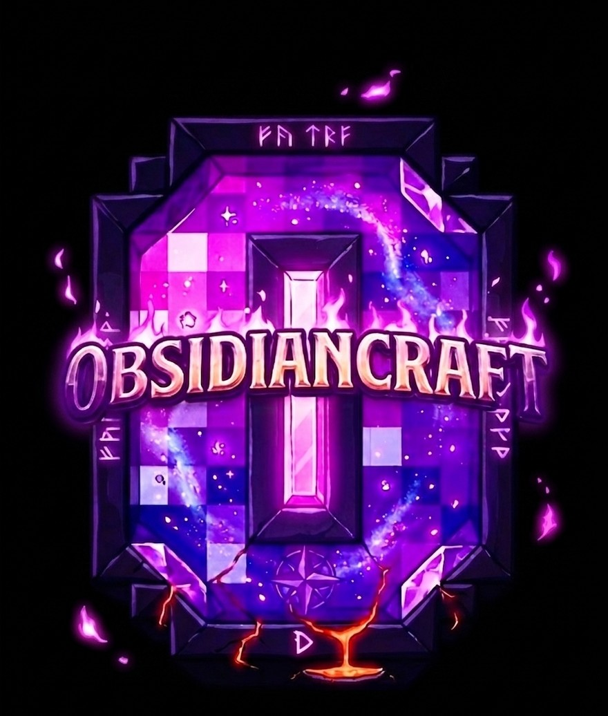 ObsidianCraft Logo
