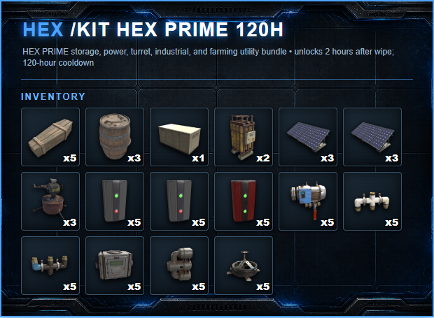 HEX PRIME 120-HOUR BUNDLE