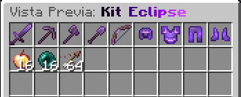 Contenido de Kit - Eclipse "Temporal 1 Mes"