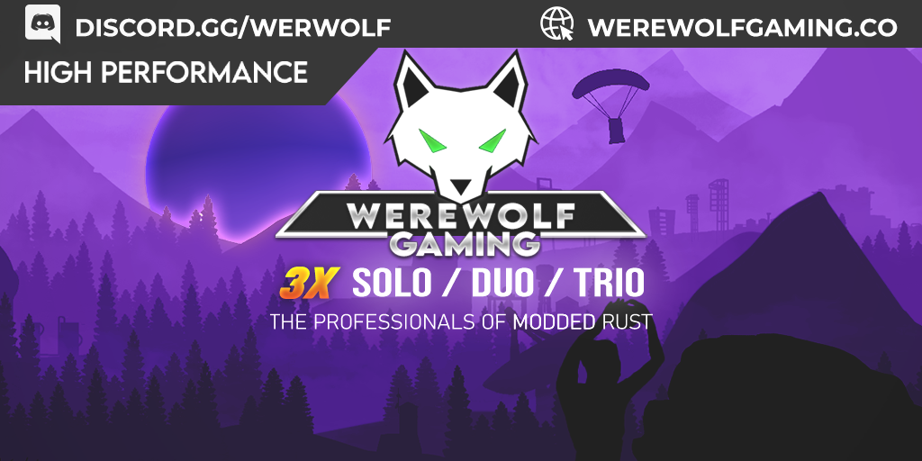 WEREWOLF GAMING.CO 3x Solo/Duo/Trio|Loot X3| JUST WIPED