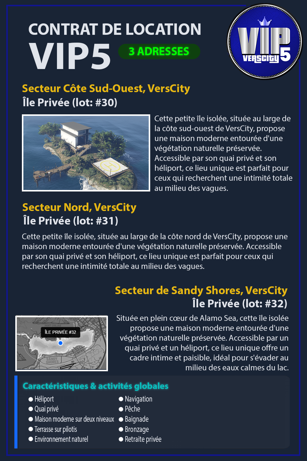 VersCity | VIP5 mensuelle