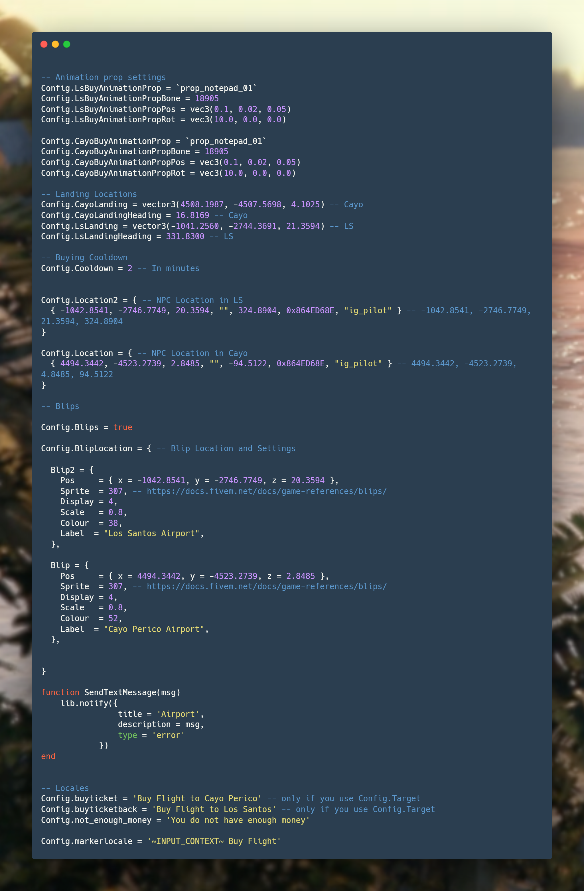IC3D MARKETPLACE | Cayo Flight [ESCROW]