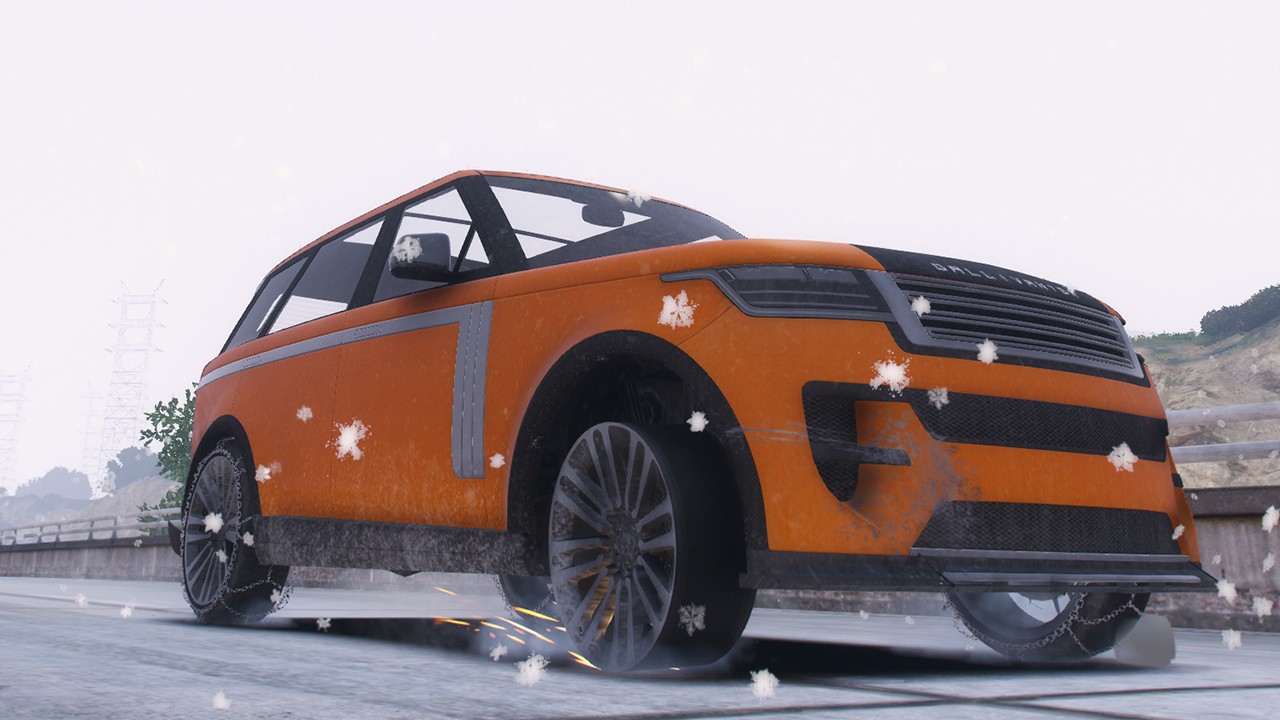 Snow Chains & Snow Physics Script for FiveM | KuzQuality